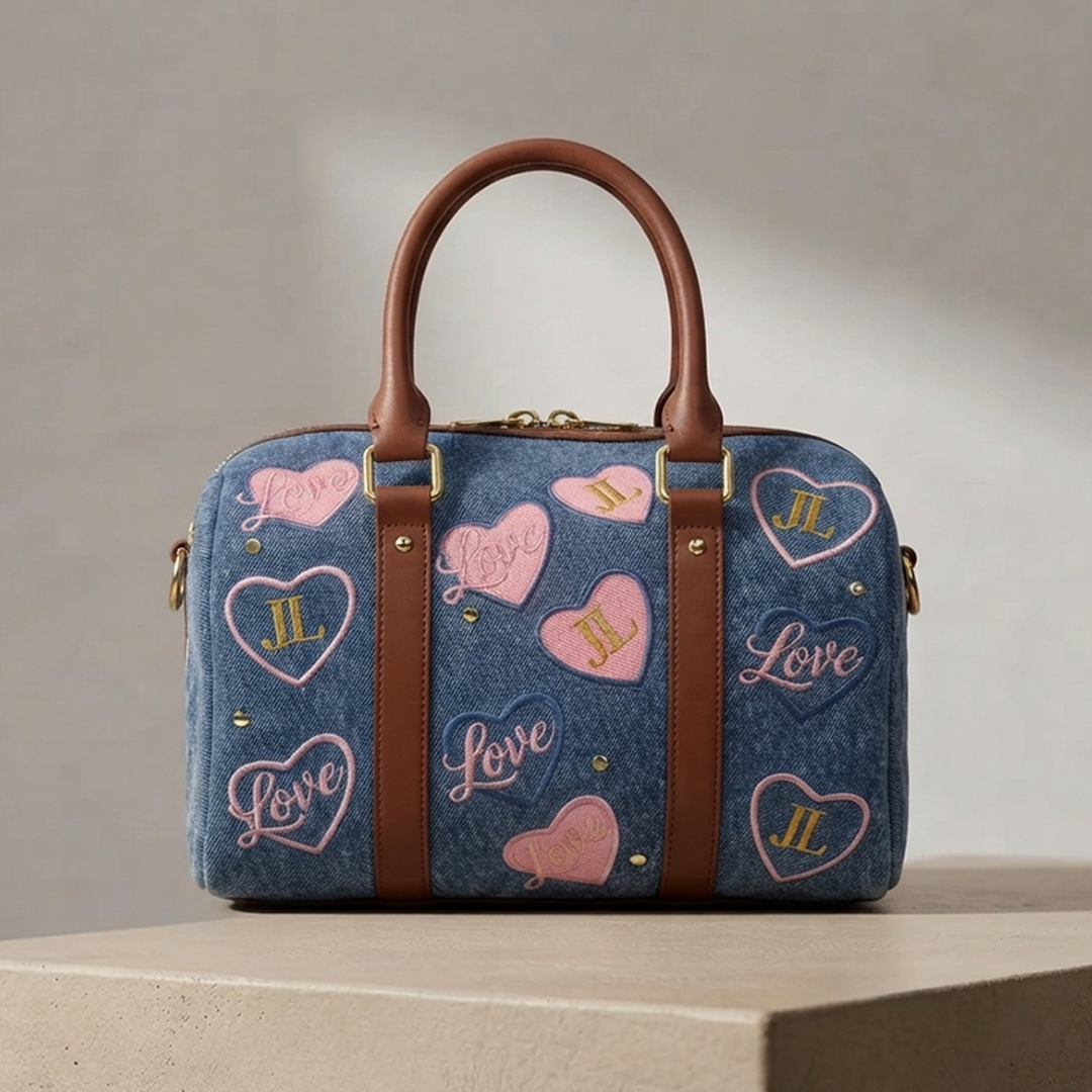 The Weekender Denim / Pink Accents