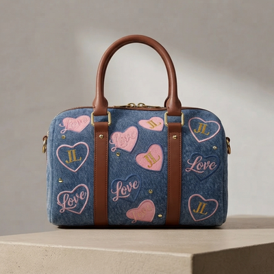 The Weekender Denim / Pink Accents