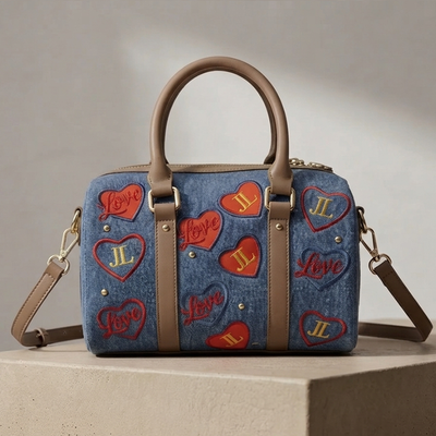 The Weekender - Denim / Red Accents