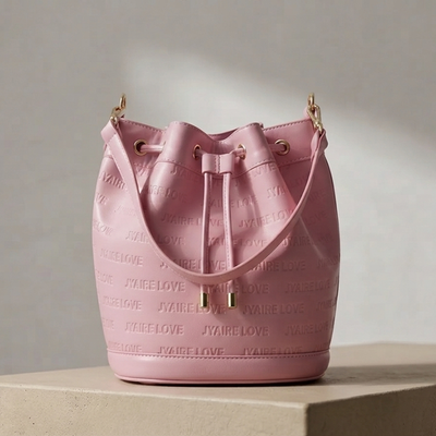 Rose Bucket Bag - Pink